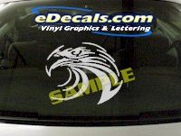  CRT845 Eagle Animal Cartoon Decal