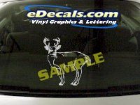  CRT848 Deer Elk Deercals Animal Cartoon Decal
