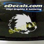 CRT850 Hedgehog Animal Cartoon Decal
