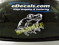  CRT858 Frog Animal Cartoon Decal