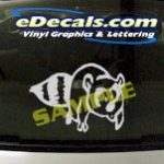 CRT860 Eager Beaver Animal Cartoon Decal