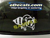  CRT860 Eager Beaver Animal Cartoon Decal
