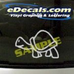 CRT861 Turtle Animal Cartoon Decal