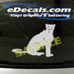 CRT862 Cat Animal Cartoon Decal