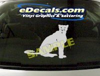  CRT862 Cat Animal Cartoon Decal