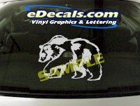  CRT864 Bear Animal Cartoon Decal