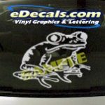 CRT870 Frog Animal Cartoon Decal