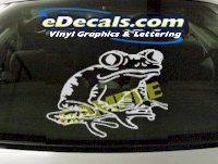  CRT870 Frog Animal Cartoon Decal