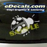 CRT872 Lady Bug Animal Cartoon Decal