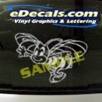CRT875 Super Bee Animal Cartoon Decal