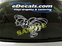  CRT875 Super Bee Animal Cartoon Decal