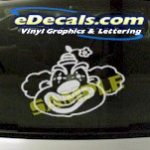 CRT880 Clown Cartoon Decal