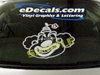  CRT880 Clown Cartoon Decal
