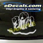 CRT890 Polar Bears Animal Cartoon Decal