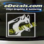 CRT891 Wolf Animal Cartoon Decal