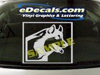  CRT891 Wolf Animal Cartoon Decal