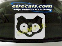  CRT892 Panda Animal Cartoon Decal