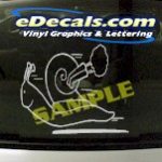 CRT893 Snail Animal Cartoon Decal