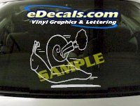  CRT893 Snail Animal Cartoon Decal