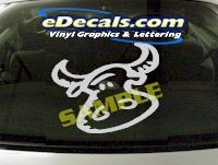  CRT895 Funny Cow Animal Cartoon Decal