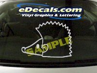  CRT899 Cartoon Decal