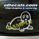 CRT900 Walrus Sea Otter Fish Animal Cartoon Decal