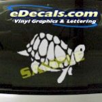 CRT901 Turtle Cartoon Decal