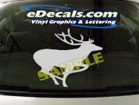  CRT904 Deer Elk Deercals Animal Cartoon Decal