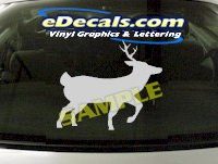  CRT905 Deer Elk Deercals Animal Cartoon Decal