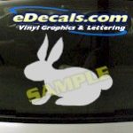 CRT910 Rabbit Animal Cartoon Decal