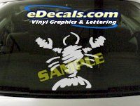  CRT911 Lobster Fish Animal Cartoon Decal