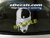  CRT915 Skull Head Cartoon Decal