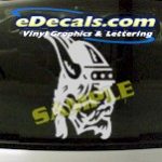 CRT916 Viking Warrior Cartoon Decal