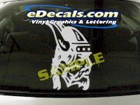  CRT916 Viking Warrior Cartoon Decal