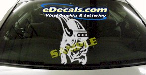 CRT916 Viking Warrior Cartoon Decal