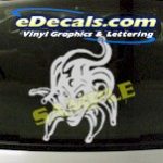 CRT919 Devil Cartoon Decal