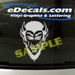 CRT923 Skull Devil Cartoon Decal