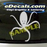 CRT925 Octopus Fish Animal Cartoon Decal