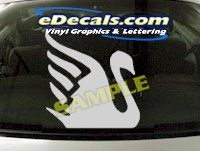  CRT927 Swan Animal Cartoon Decal