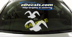 CRT929 Seagull Bird Animal Cartoon Decal
