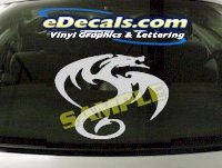  CRT949 Tribal Dragon Cartoon Decal