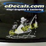 CRT951 Fisherman Cartoon Decal