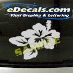 CRT952 Flower Rose Cartoon Decal