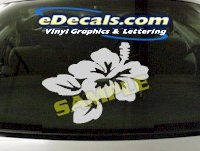  CRT952 Flower Rose Cartoon Decal