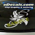 CRT958 Flower Cartoon Decal