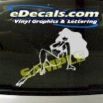 CRT972 Hot Chick Cartoon Decal