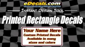 Custom Printed Bulk Oval Sticker Decals