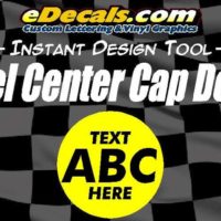 Wheel Center Cap Decal Stickers