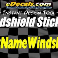 Custom Windshield Window Decal Stickers