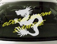  DRG101 Dragon Tribal Cartoon Decal